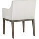 Malik Ash Grey / Linoso Ivory Dining Armchair